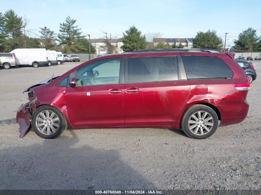 2013 Toyota Sienna Xle/Limited VIN: 5TDDK3DC2DS070989 Lot: 40760049