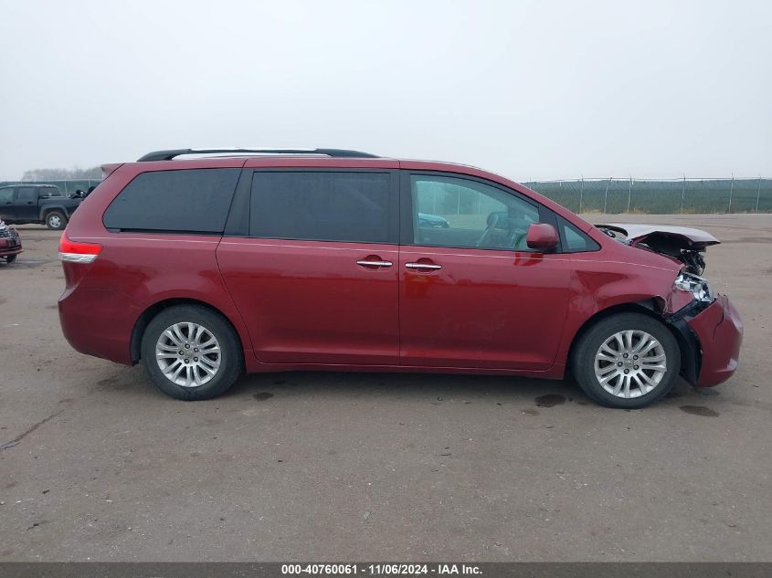 2011 Toyota Sienna Xle V6 VIN: 5TDYK3DC8BS142499 Lot: 40760061