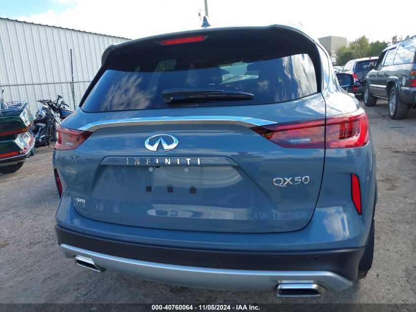 2022 Infiniti Qx50 Luxe Awd VIN: 3PCAJ5BB1NF116099 Lot: 40760064