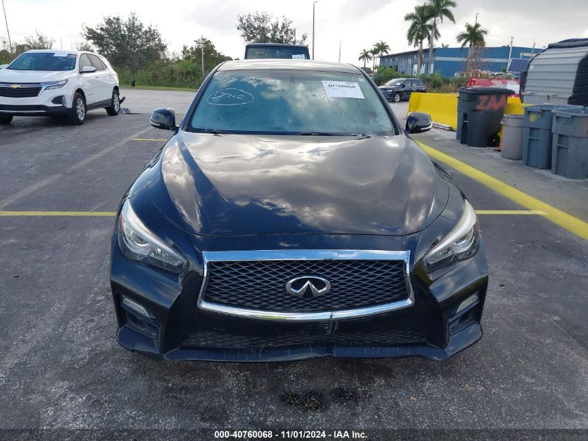 2016 Infiniti Q50 3.0T Sport VIN: JN1EV7AR8GM340872 Lot: 40760068