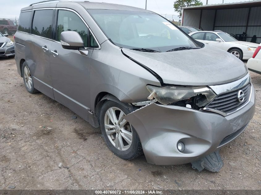 2012 Nissan Quest Sl VIN: JN8AE2KP7C9030869 Lot: 40760072