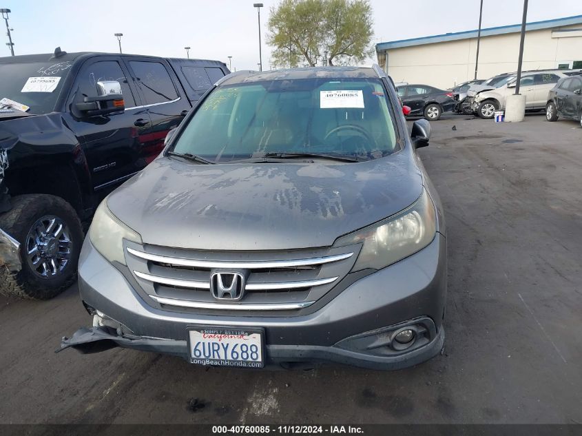 2012 Honda Cr-V Ex-L VIN: JHLRM3H72CC006242 Lot: 40760085