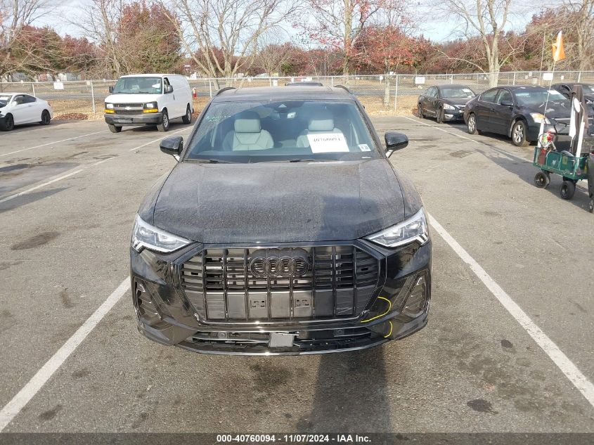 2024 Audi Q3 Premium 45 Tfsi S Line Quattro Tiptronic VIN: WA1DECF36R1186036 Lot: 40760094