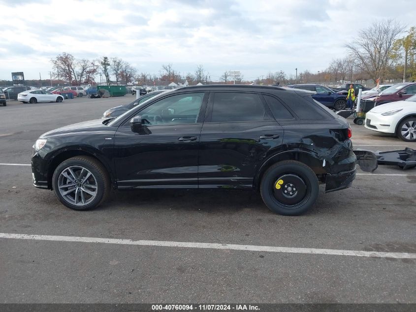 2024 Audi Q3 Premium 45 Tfsi S Line Quattro Tiptronic VIN: WA1DECF36R1186036 Lot: 40760094