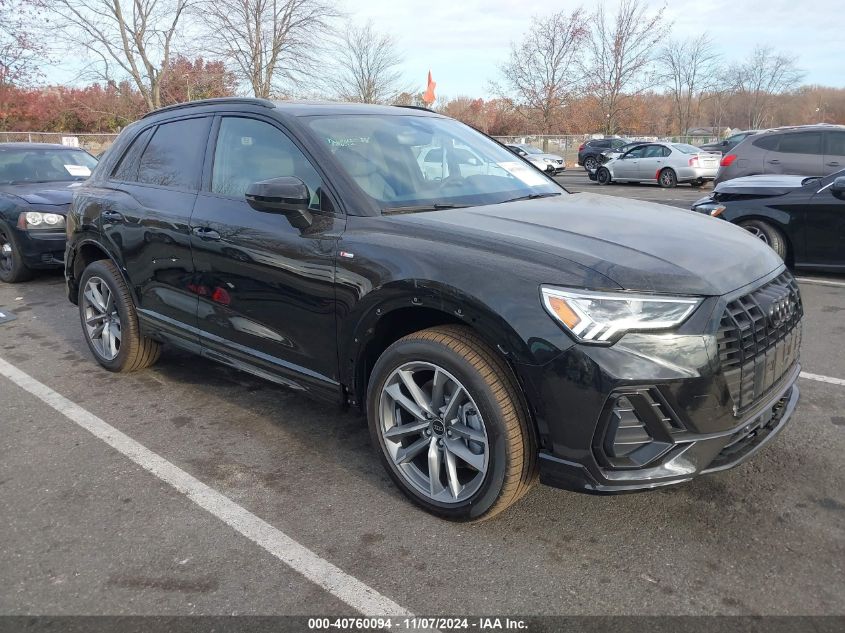 2024 Audi Q3 Premium 45 Tfsi S Line Quattro Tiptronic VIN: WA1DECF36R1186036 Lot: 40760094