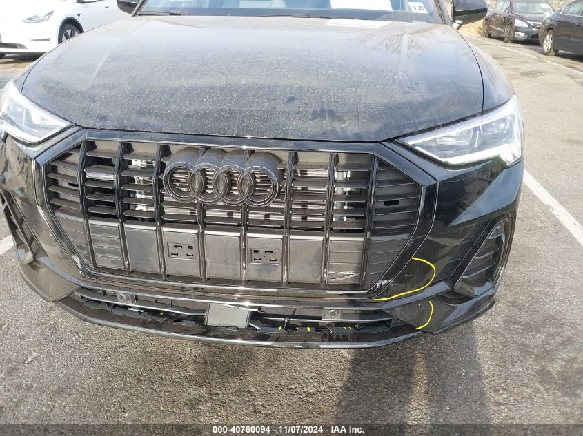 Auction sale of the 2024 AUDI Q3 , vin: WA1DECF36R1186036, lot number: 40760094