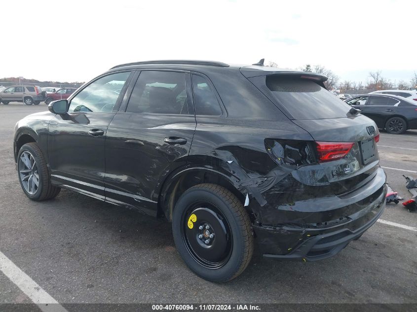 2024 Audi Q3 Premium 45 Tfsi S Line Quattro Tiptronic VIN: WA1DECF36R1186036 Lot: 40760094