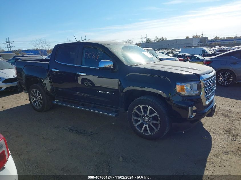 2021 GMC Canyon 4Wd Short Box Denali VIN: 1GTG6EEN9M1240596 Lot: 40760124