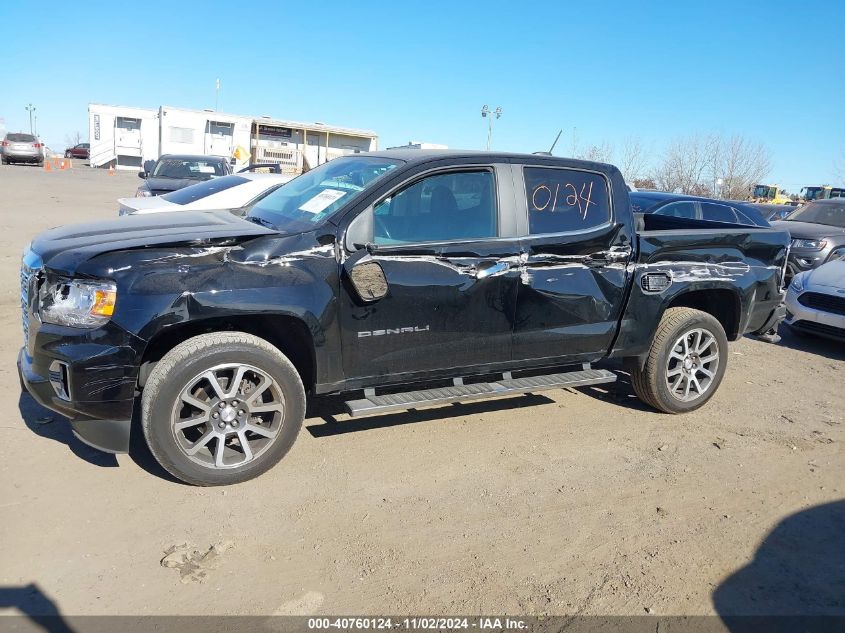 2021 GMC Canyon 4Wd Short Box Denali VIN: 1GTG6EEN9M1240596 Lot: 40760124