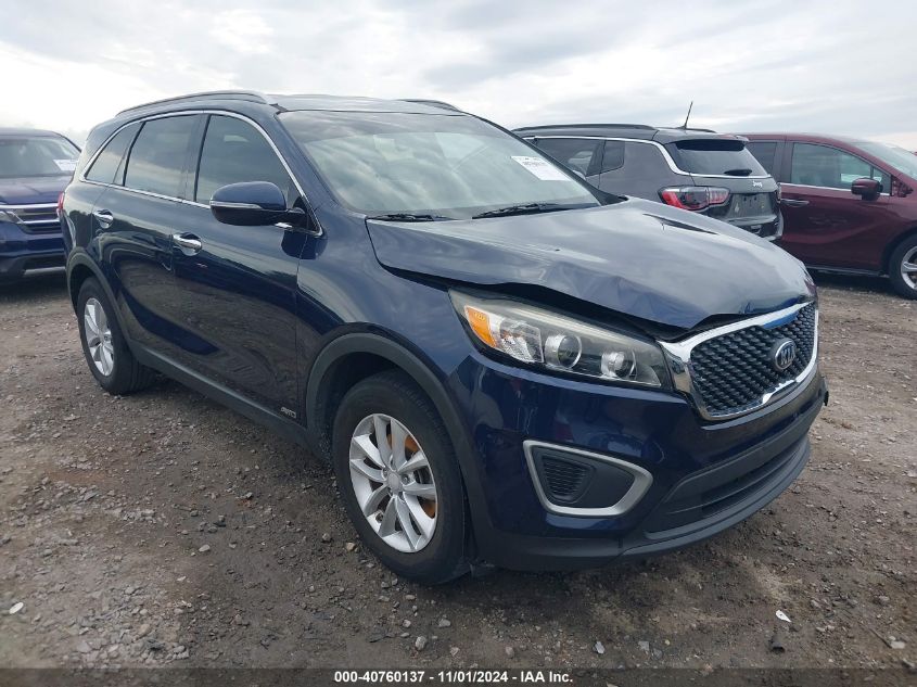 VIN 5XYPGDA36JG358306 2018 KIA SORENTO no.1