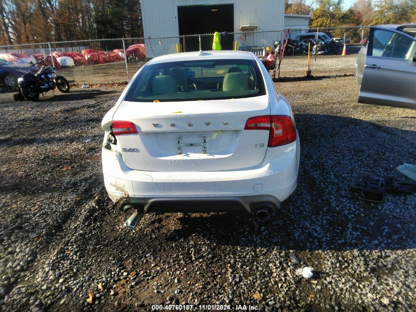 2017 Volvo S60 T5 Dynamic VIN: YV126MFL1H2437449 Lot: 40760187