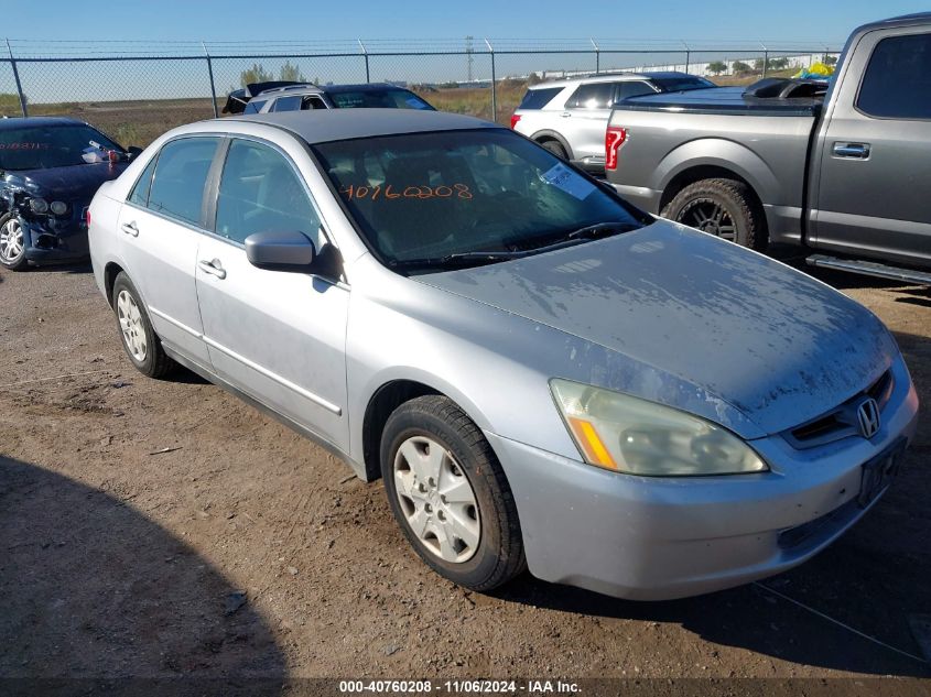 2003 Honda Accord 2.4 Lx VIN: 1HGCM56383A082897 Lot: 40760208