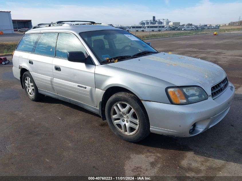 2004 Subaru Outback VIN: 4S3BH675447620269 Lot: 40760223