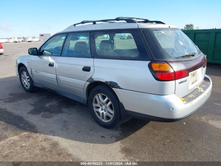 2004 Subaru Outback VIN: 4S3BH675447620269 Lot: 40760223