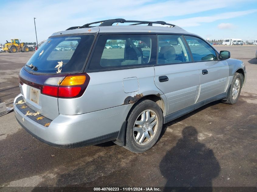 2004 Subaru Outback VIN: 4S3BH675447620269 Lot: 40760223