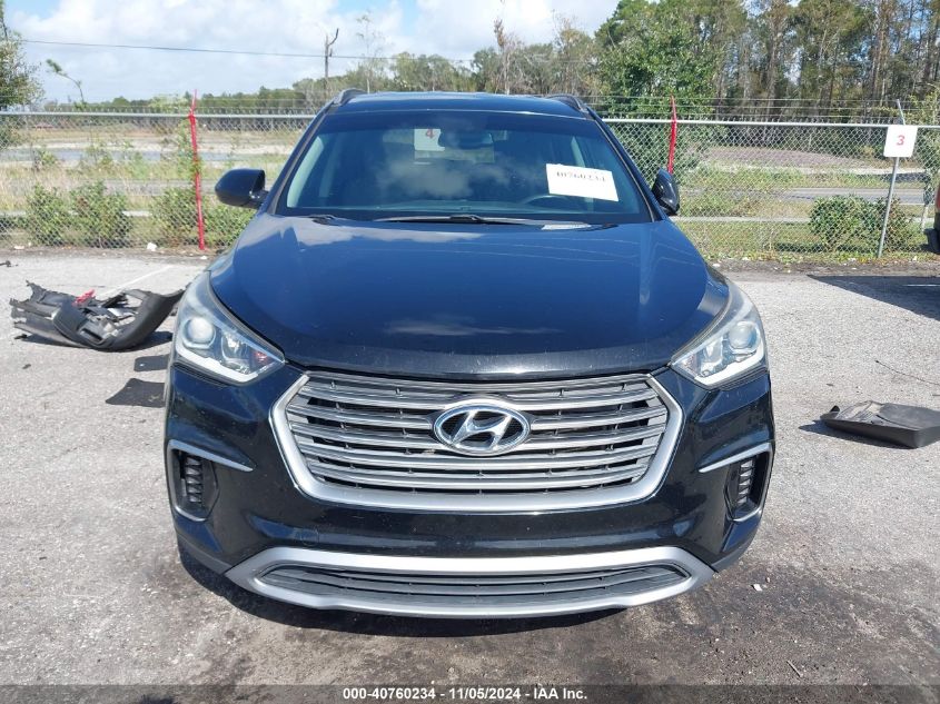 2017 Hyundai Santa Fe Se VIN: KM8SMDHF5HU192612 Lot: 40760234