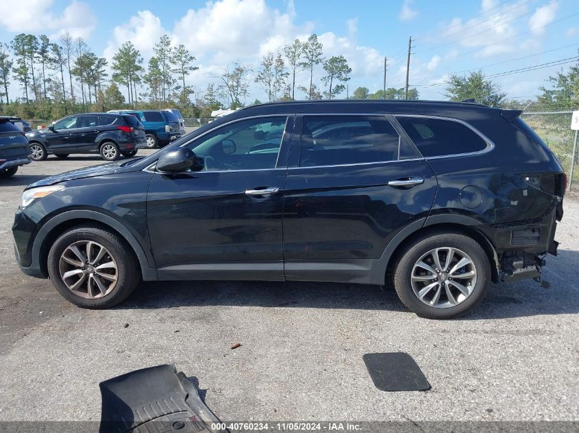 2017 Hyundai Santa Fe Se VIN: KM8SMDHF5HU192612 Lot: 40760234