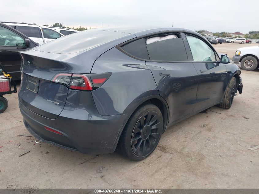 VIN 7SAYGAEE6PF630077 2023 Tesla Model Y, Awd/Long... no.4