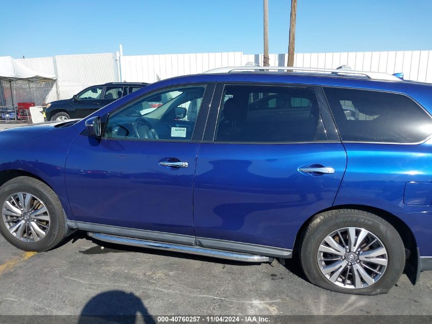 2019 Nissan Pathfinder Sv VIN: 5N1DR2MN5KC621188 Lot: 40760257