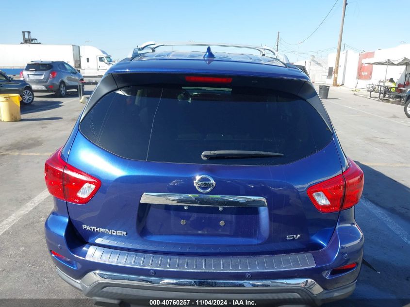 2019 Nissan Pathfinder Sv VIN: 5N1DR2MN5KC621188 Lot: 40760257