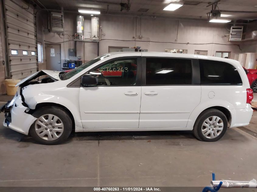 2016 Dodge Grand Caravan Se VIN: 2C4RDGBG0GR244472 Lot: 40760263