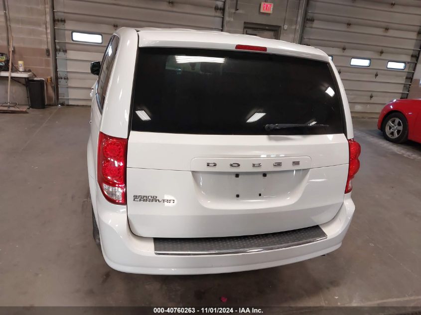 2016 Dodge Grand Caravan Se VIN: 2C4RDGBG0GR244472 Lot: 40760263