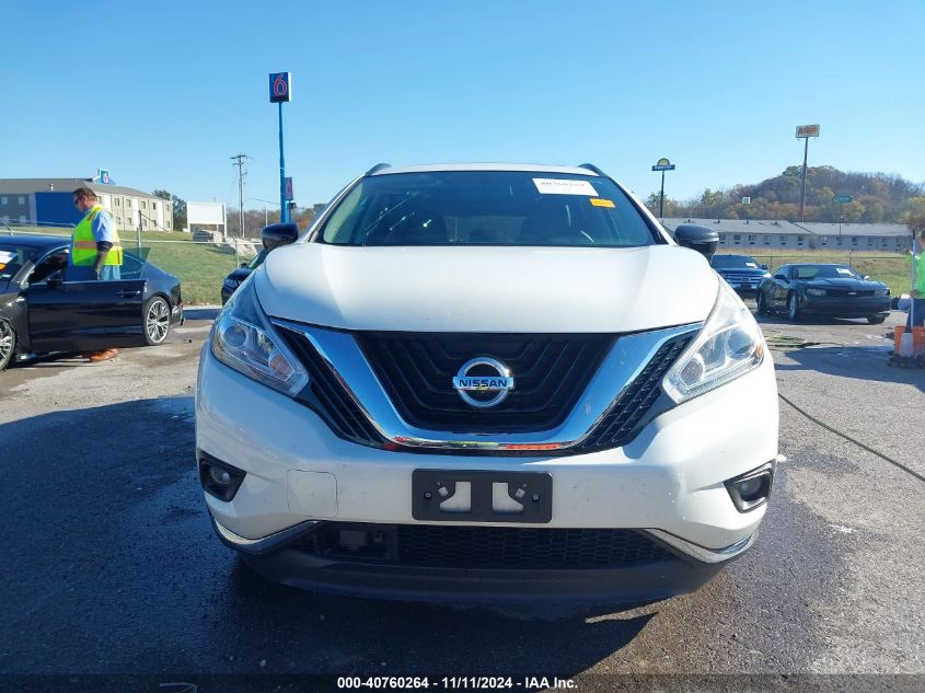 2017 Nissan Murano Platinum VIN: 5N1AZ2MH1HN191248 Lot: 40760264