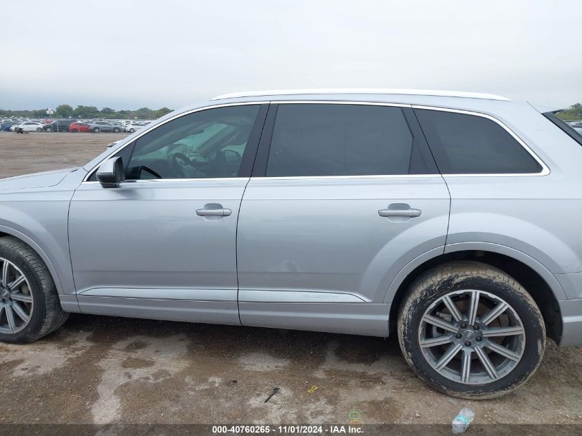 2019 Audi Q7 45 Premium/45 Se Premium VIN: WA1LHAF72KD025729 Lot: 40760265