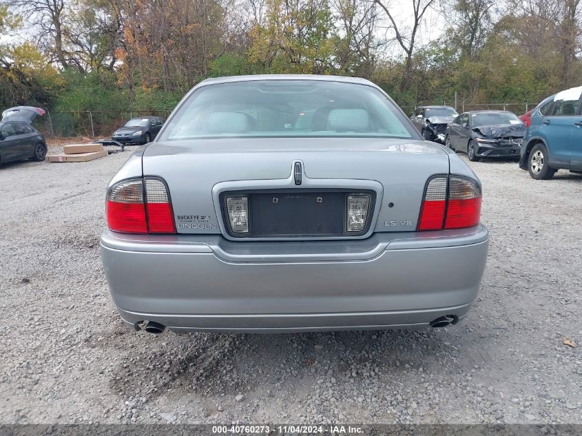 2006 Lincoln Ls V8 VIN: 1LNFM87A56Y616696 Lot: 40760273