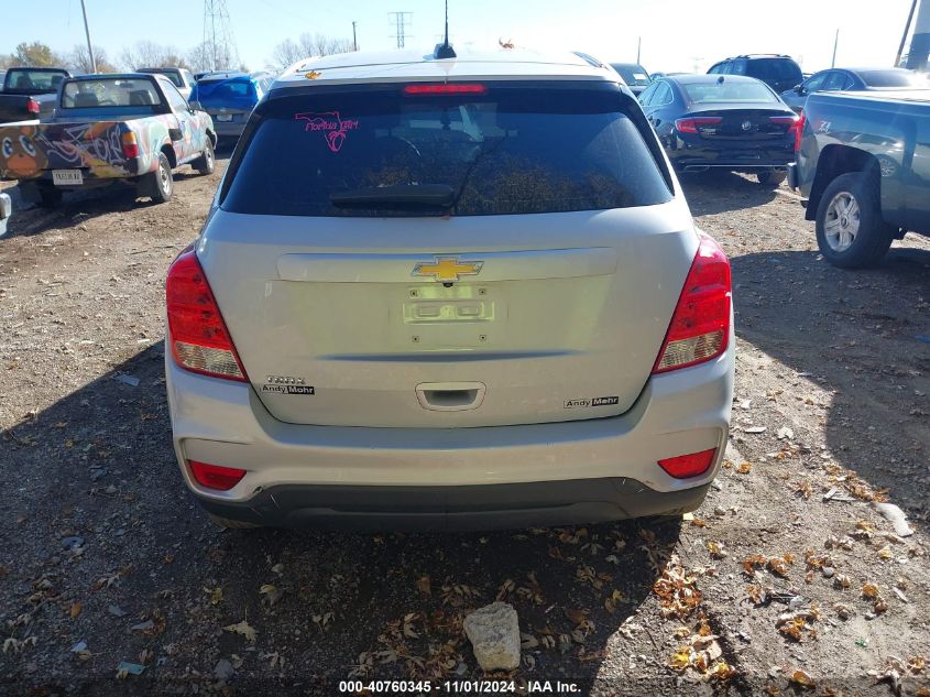 2018 Chevrolet Trax Ls VIN: 3GNCJKSB4JL247442 Lot: 40760345