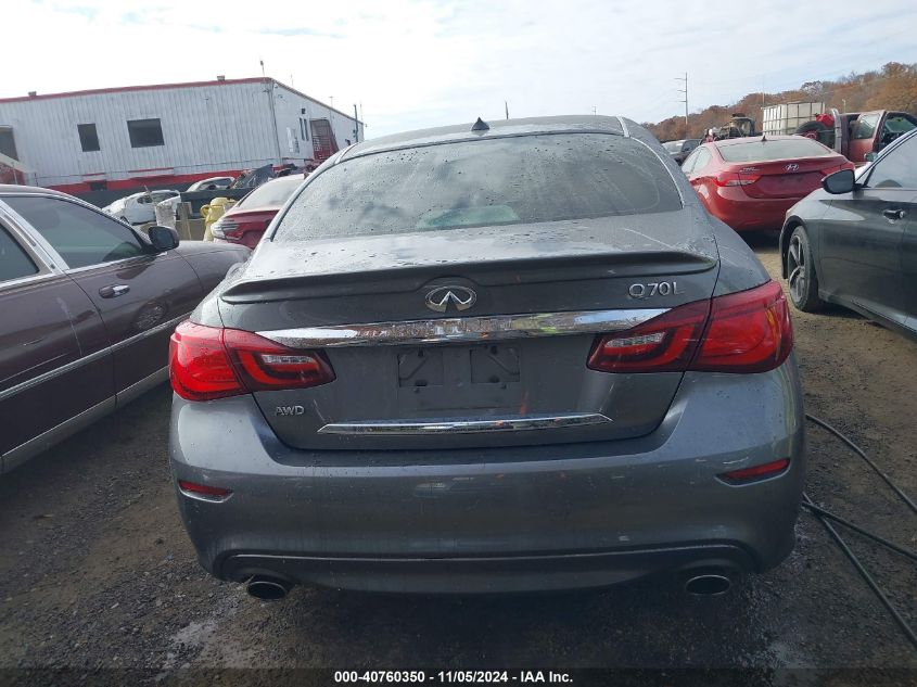 2015 Infiniti Q70L 3.7X VIN: JN1BY1PR9FM830475 Lot: 40760350