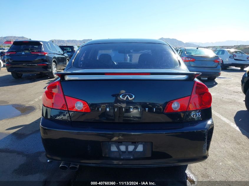 2006 Infiniti G35 VIN: JNKCV51E56M517266 Lot: 40760360