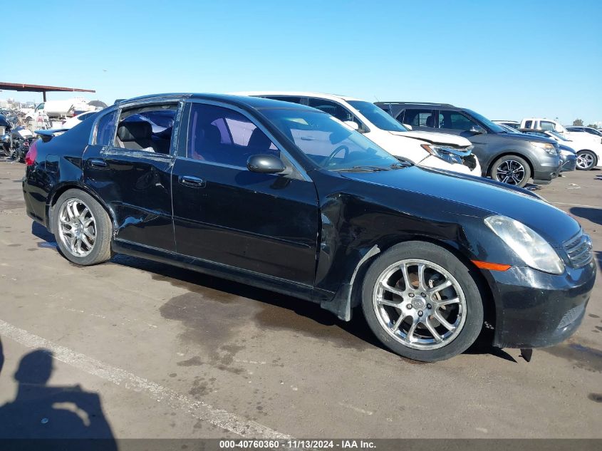 2006 Infiniti G35 VIN: JNKCV51E56M517266 Lot: 40760360