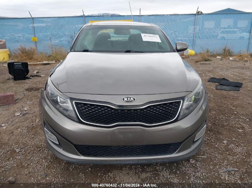 2014 Kia Optima Ex VIN: 5XXGN4A75EG260418 Lot: 40760432