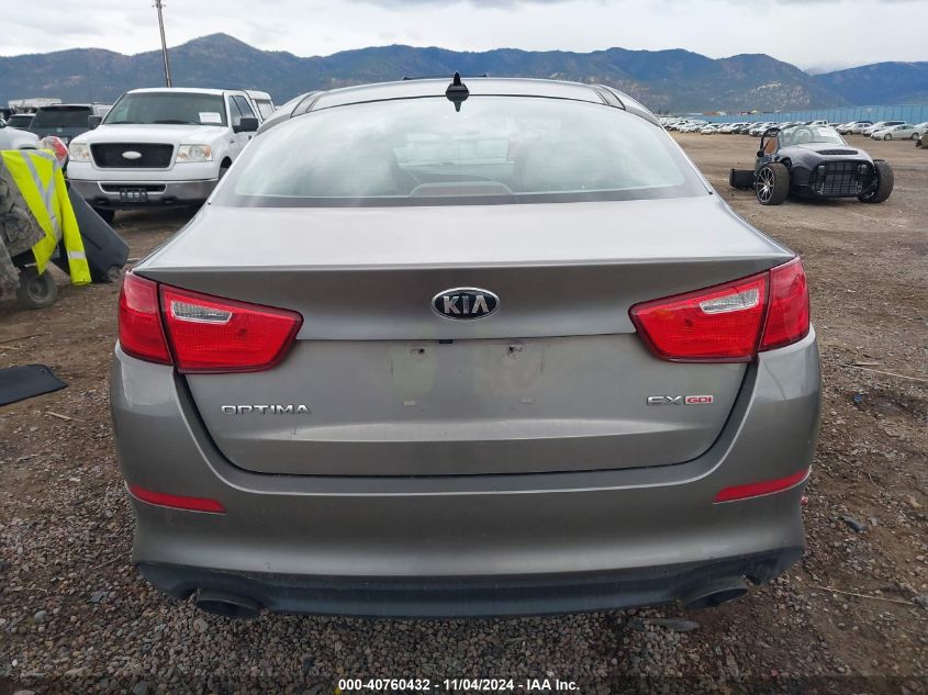 2014 Kia Optima Ex VIN: 5XXGN4A75EG260418 Lot: 40760432