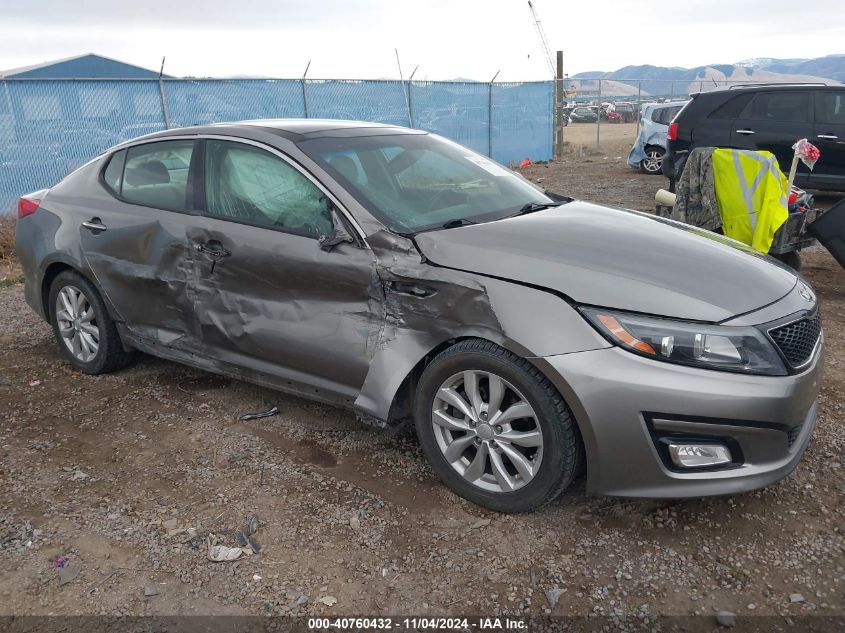 2014 Kia Optima Ex VIN: 5XXGN4A75EG260418 Lot: 40760432