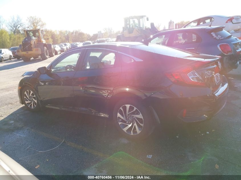 2018 Honda Civic Ex VIN: 19XFC2F73JE028868 Lot: 40760456