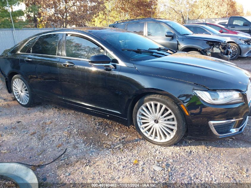 2017 Lincoln Mkz Reserve VIN: 3LN6L5EC0HR627970 Lot: 40760462