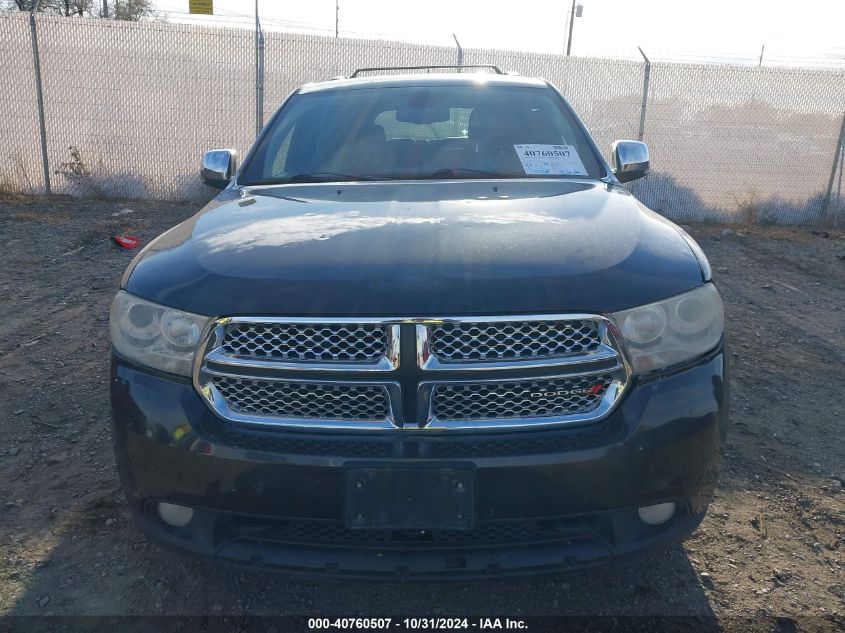 2011 Dodge Durango Citadel VIN: 1D4SE5GT3BC613998 Lot: 40760507