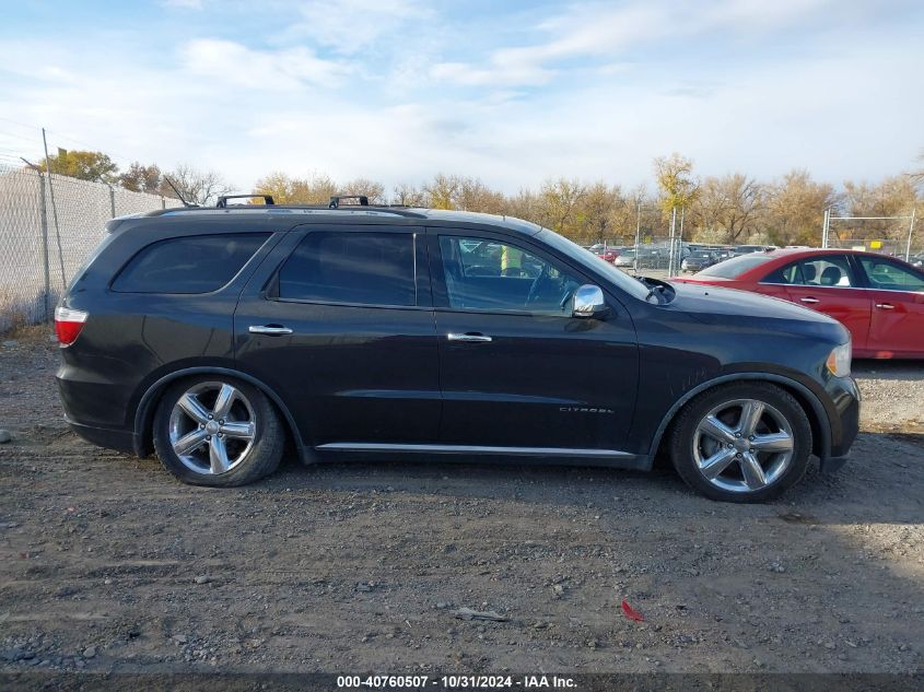 2011 Dodge Durango Citadel VIN: 1D4SE5GT3BC613998 Lot: 40760507