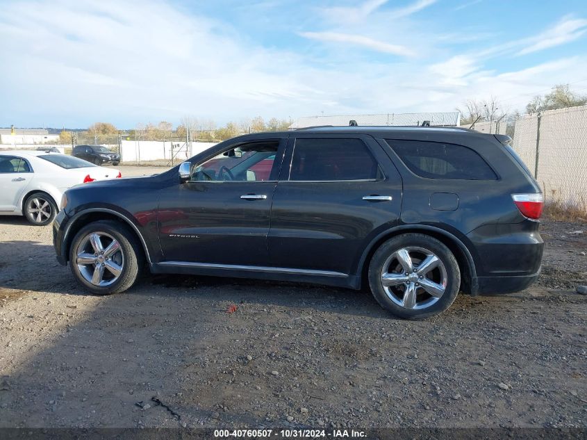 2011 Dodge Durango Citadel VIN: 1D4SE5GT3BC613998 Lot: 40760507