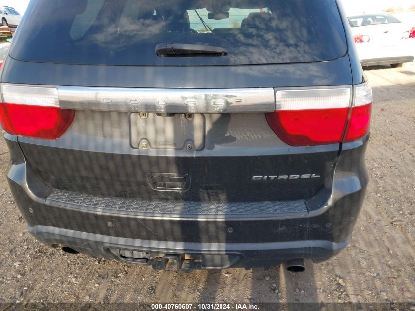 2011 Dodge Durango Citadel VIN: 1D4SE5GT3BC613998 Lot: 40760507
