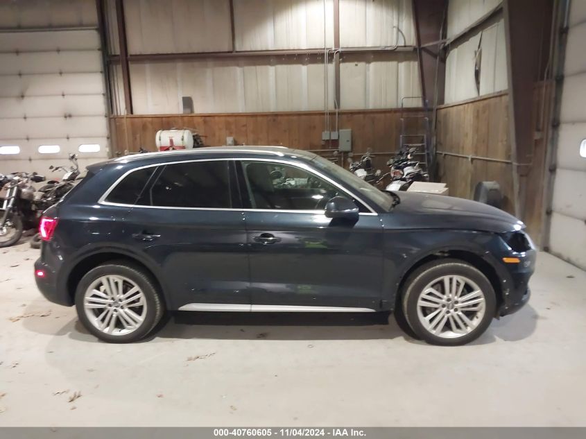 2018 Audi Q5 2.0T Premium/2.0T Tech Premium VIN: WA1BNAFY5J2134788 Lot: 40760605