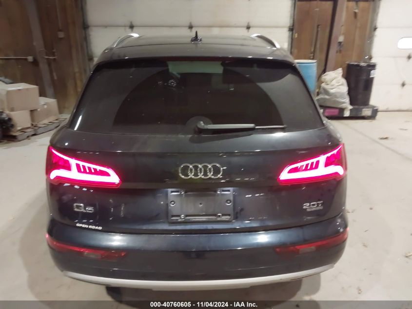 2018 Audi Q5 2.0T Premium/2.0T Tech Premium VIN: WA1BNAFY5J2134788 Lot: 40760605