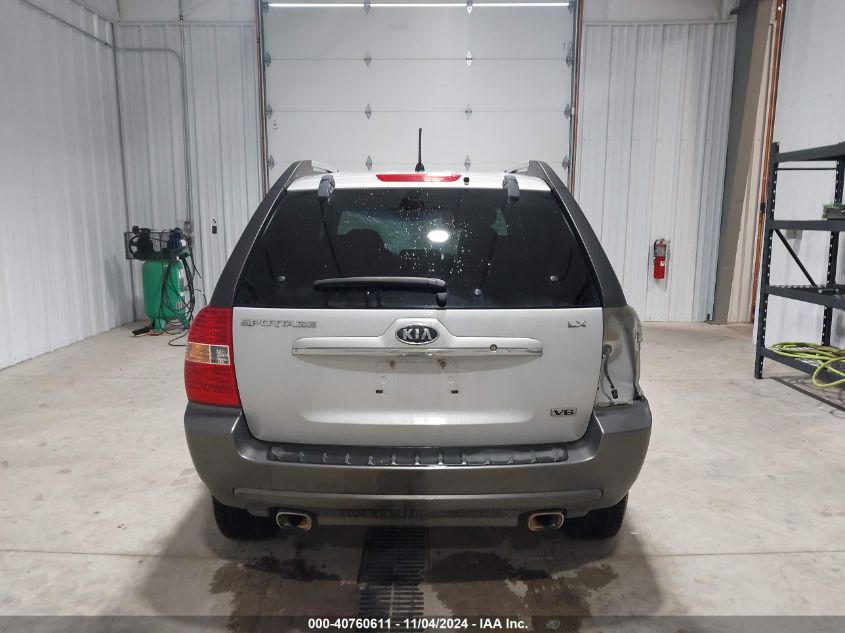 2008 Kia Sportage Lx V6 VIN: KNDJE723687453631 Lot: 40760611