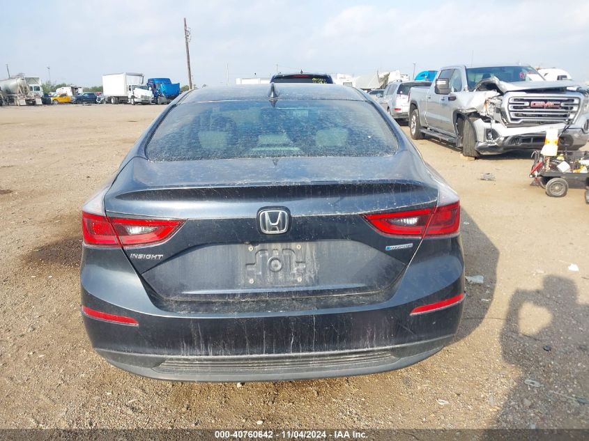 2020 Honda Insight Ex VIN: 19XZE4F55LE013857 Lot: 40760642