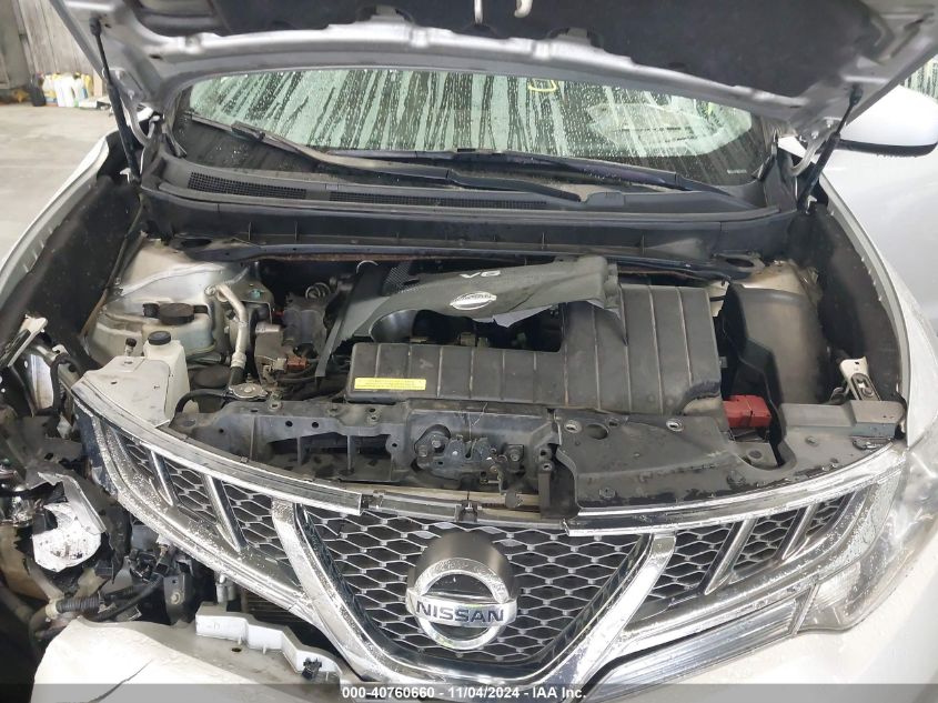 2012 Nissan Murano Sl VIN: JN8AZ1MW2CW238937 Lot: 40760660