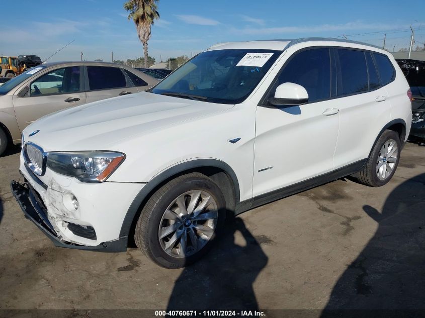 VIN 5UXWZ7C58G0R31760 2016 BMW X3, Sdrive28I no.2