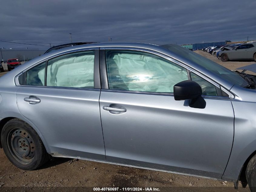 2015 Subaru Legacy 2.5I VIN: 4S3BNBA61F3010021 Lot: 40760697