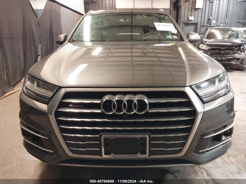 2018 Audi Q7 2.0T Premium VIN: WA1LHAF77JD051130 Lot: 40760698